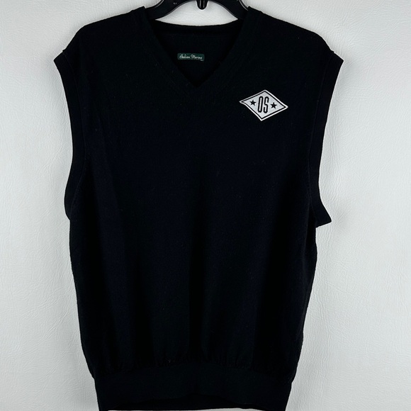 Italian Merino Wool Pullover Sleeveless Sweater Vest - Picture 1 of 8